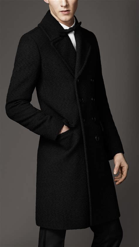 long black burberry trench casual style|burberry men's overcoat.